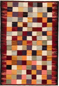 New Turkish Handwoven Kilim Rug - 4' 1" x 5' 10" (49" x 70")