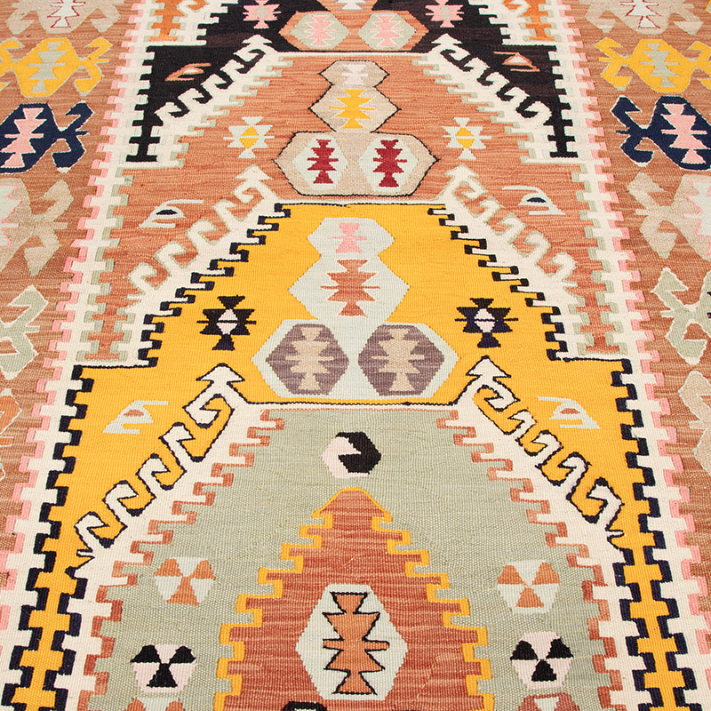Nueva Alfombra Turca Kilim - 116 cm x 169 cm - K0093092