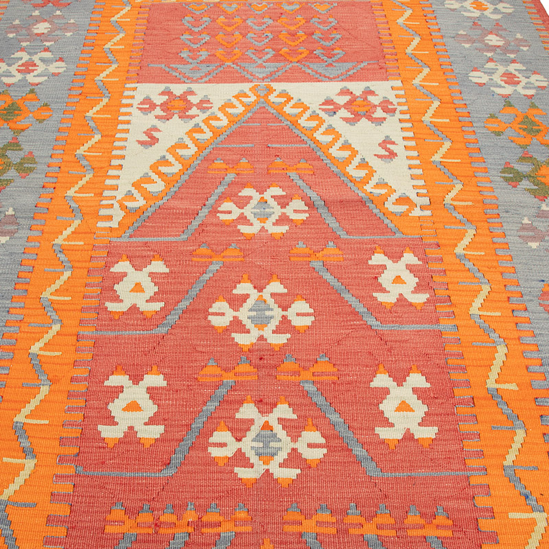 New Turkish Handwoven Kilim Rug - 3' 11" x 5' 9" (47" x 69") - K0093093