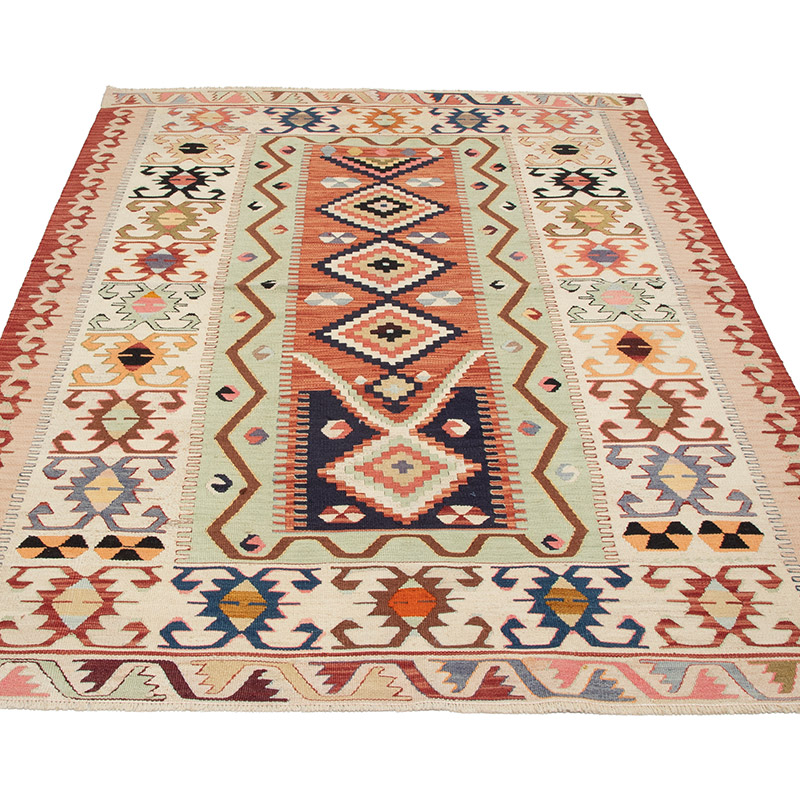 Yeni Kök Boya El Dokuma Kilim - 128 cm x 186 cm - K0093094