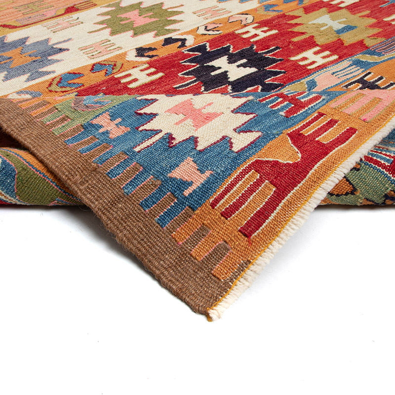 New Turkish Handwoven Kilim Rug - 4'  x 5' 6" (48" x 66") - K0093095