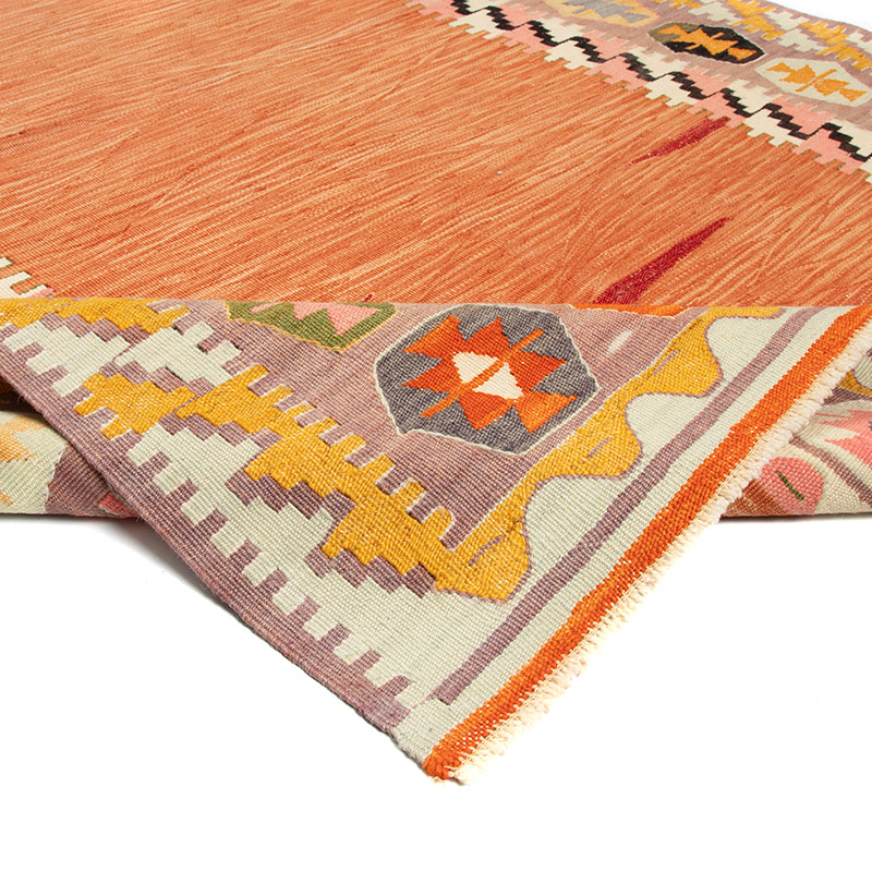 New Turkish Handwoven Kilim Rug - 3' 11" x 5' 9" (47" x 69") - K0093096
