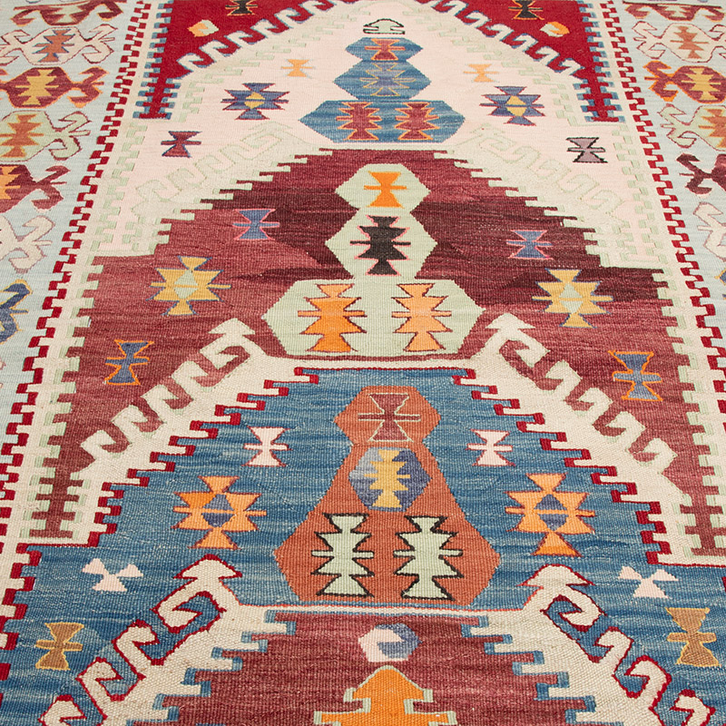Nueva Alfombra Turca Kilim - 121 cm x 174 cm - K0093097