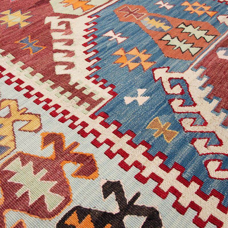 Nueva Alfombra Turca Kilim - 121 cm x 174 cm - K0093097