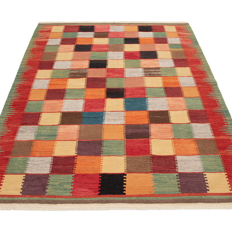 Nueva Alfombra Turca Kilim - 120 cm x 173 cm - K0093098