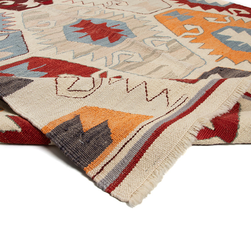 Nueva Alfombra Turca Kilim - 145 cm x 197 cm - K0093101