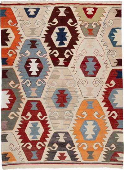 Nueva Alfombra Turca Kilim - 145 cm x 197 cm