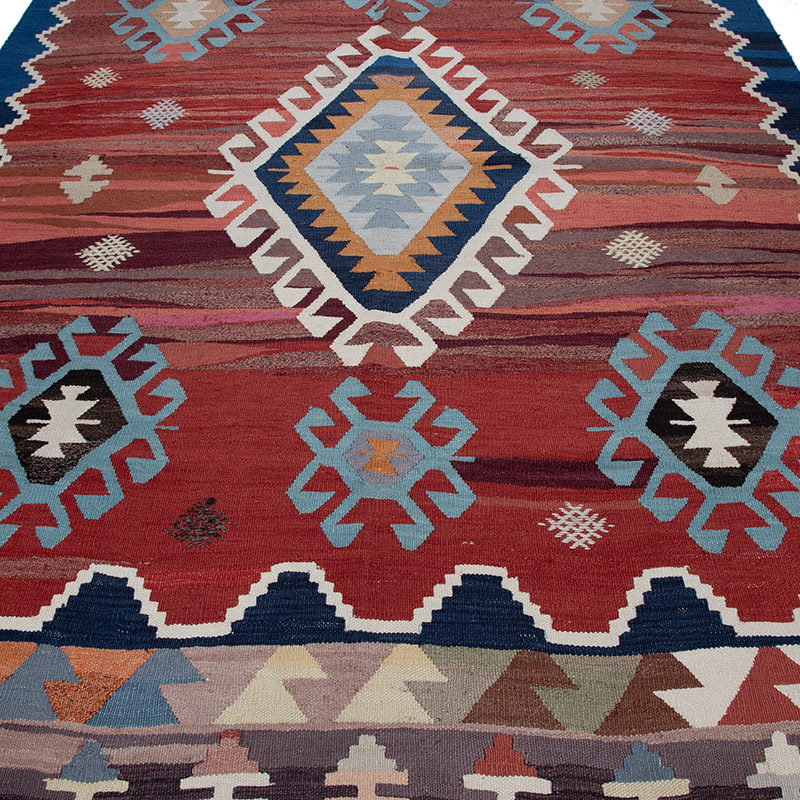 Nueva Alfombra Turca Kilim - 200 cm x 306 cm - K0093103