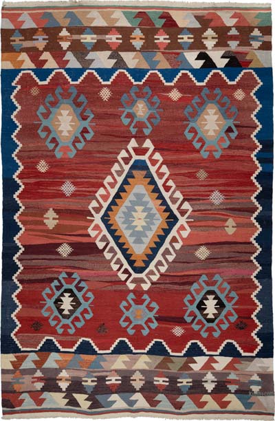 Nueva Alfombra Turca Kilim - 200 cm x 306 cm