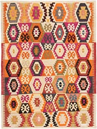 Yeni Kök Boya El Dokuma Kilim - 124 cm x 167 cm