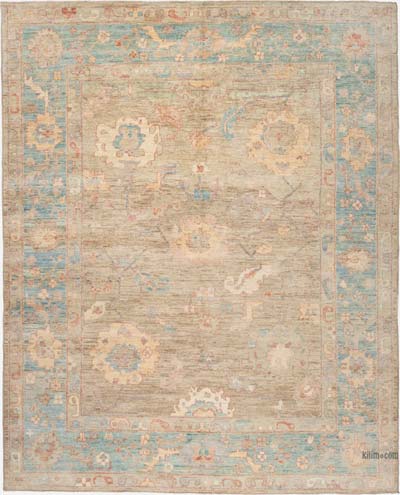 New Hand-Knotted Rug - 8' 2" x 10'  (98" x 120")