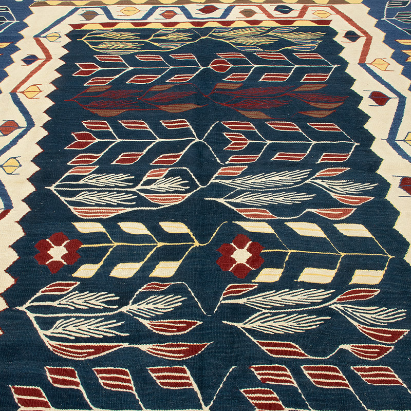 Yeni Kök Boya El Dokuma Kilim - 190 cm x 252 cm - K0093145