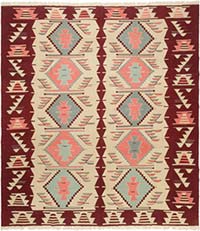 New Handwoven Turkish Kilim Rug - 9' 3" x 10' 6" (111" x 126")