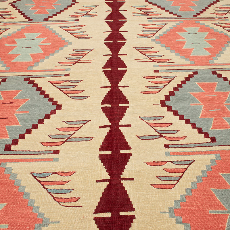 Yeni Kök Boya El Dokuma Kilim - 283 cm x 320 cm - K0093147