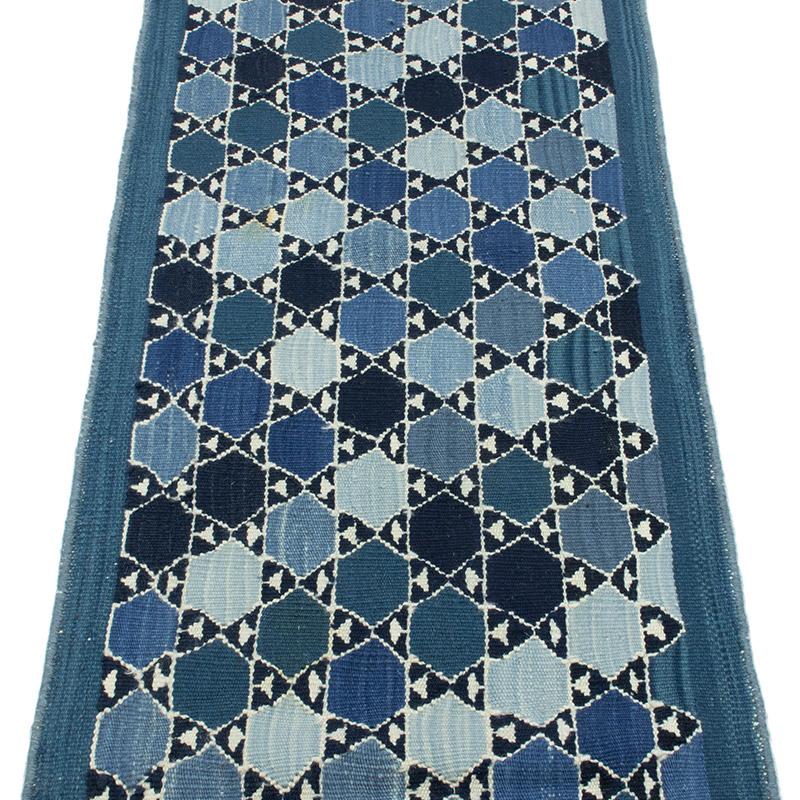 Yeni Kök Boya El Dokuma Yolluk Kilim - 57 cm x 440 cm - K0093154