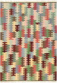 New Handwoven Turkish Kilim Rug - 6' 1" x 8' 5" (73" x 101")