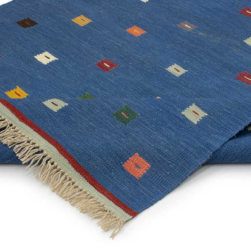 Yeni Kök Boya El Dokuma Kilim - 121 cm x 186 cm - K0093164