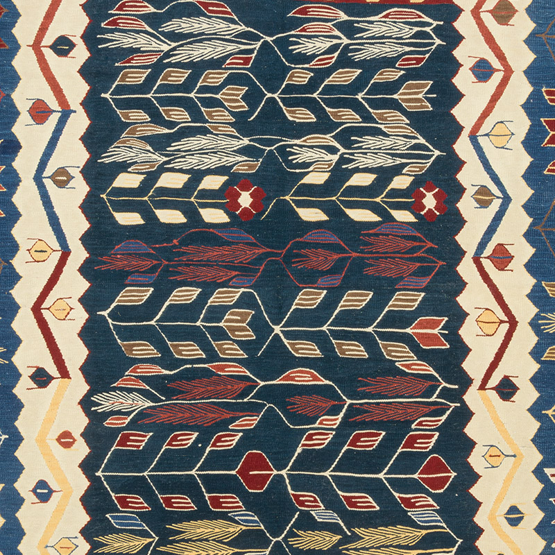 Yeni Kök Boya El Dokuma Kilim - 194 cm x 247 cm - K0093172