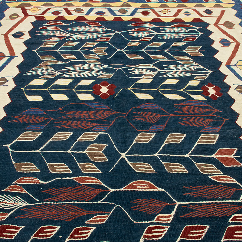 Yeni Kök Boya El Dokuma Kilim - 194 cm x 247 cm - K0093172