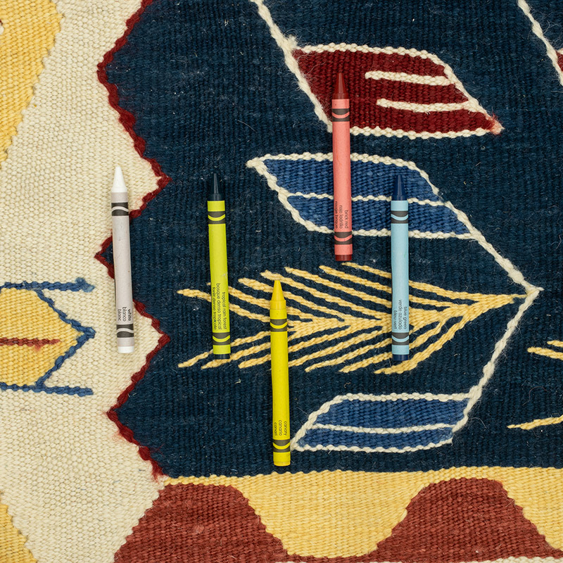 Yeni Kök Boya El Dokuma Kilim - 194 cm x 247 cm - K0093172