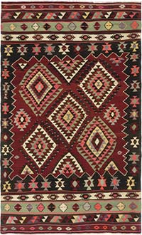 Alfombra Vintage Karakecili Kilim