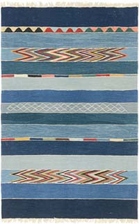 Yeni Kök Boya El Dokuma Kilim - 122 cm x 190 cm