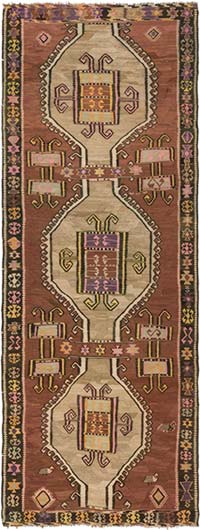 Vintage Kars Kilim Rug