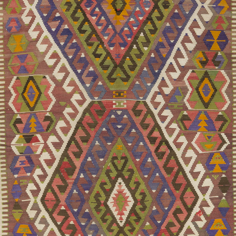 Vintage Konya Kilim Rug - K0093208