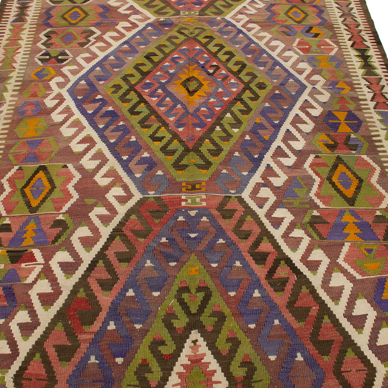 Vintage Konya Kilim Rug - K0093208