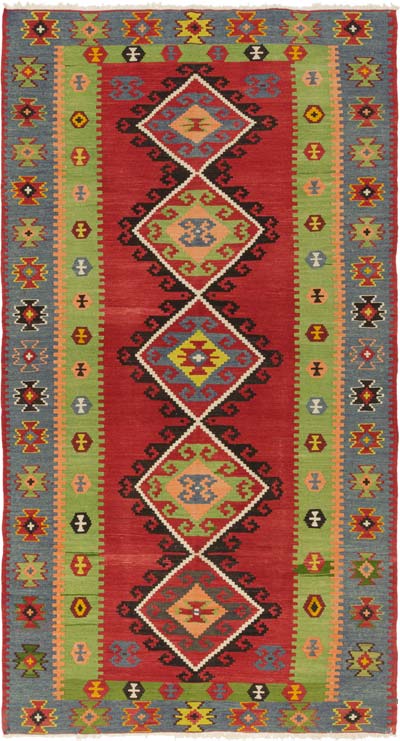 Vintage Manisa Kilim Rug