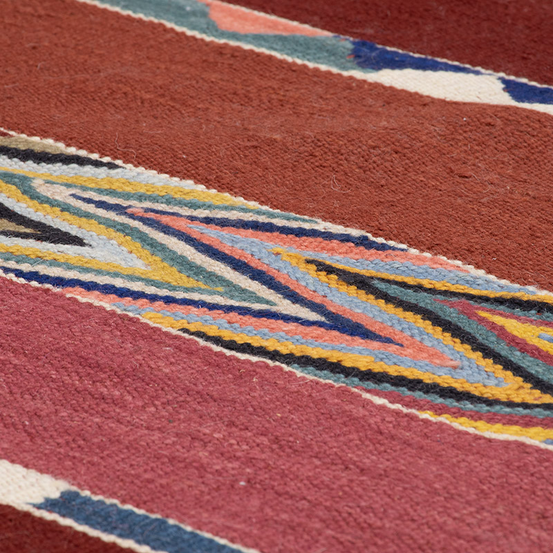 New Handwoven Turkish Kilim Rug - 4' 1" x 6' 3" (49" x 75") - K0093226