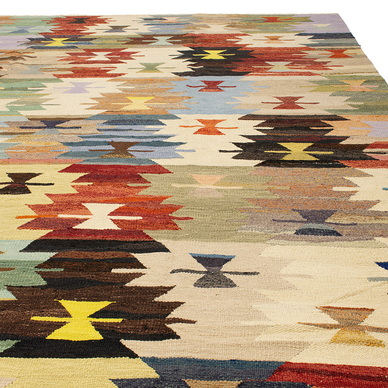 Yeni Kök Boya El Dokuma Kilim - 372 cm x 440 cm - K0093242