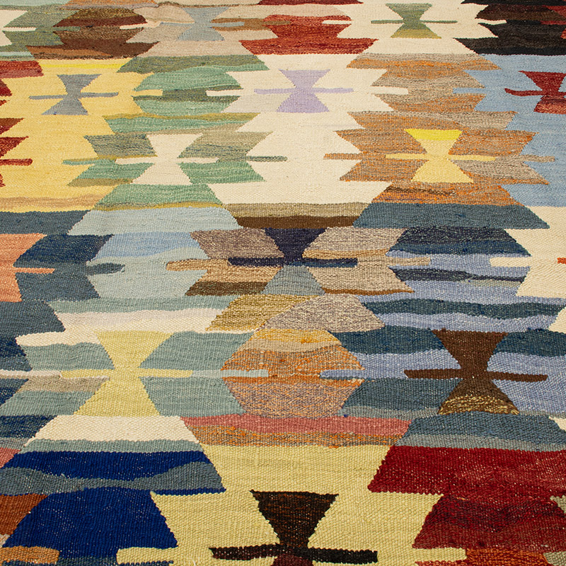 Yeni Kök Boya El Dokuma Kilim - 372 cm x 440 cm - K0093242