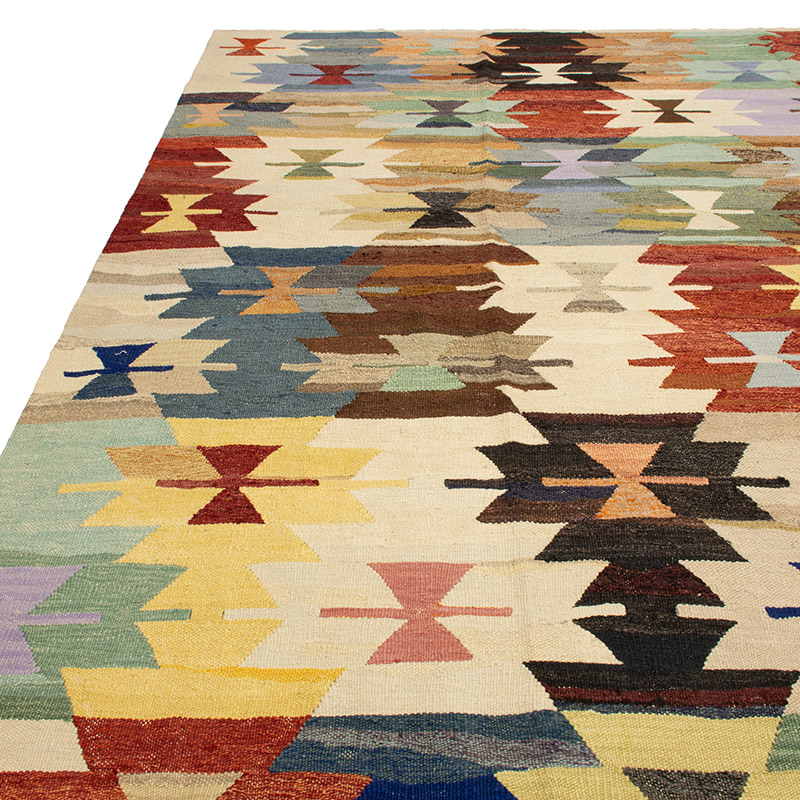 Yeni Kök Boya El Dokuma Kilim - 372 cm x 440 cm - K0093242