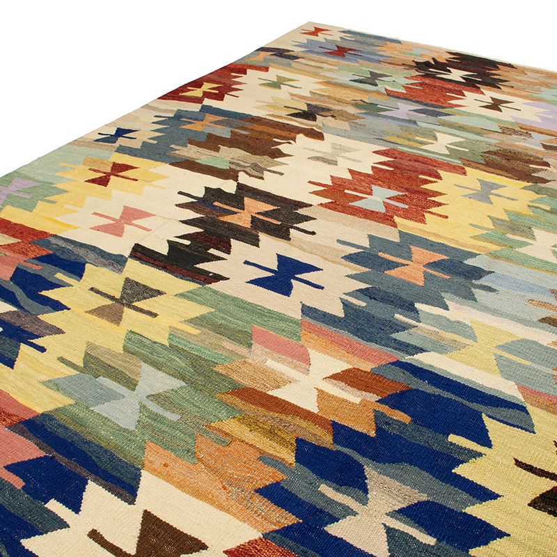 Yeni Kök Boya El Dokuma Kilim - 372 cm x 440 cm - K0093242