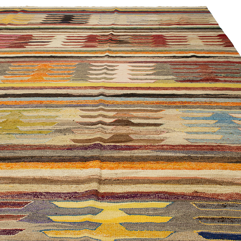 Yeni Kök Boya El Dokuma Kilim - 412 cm x 455 cm - K0093243