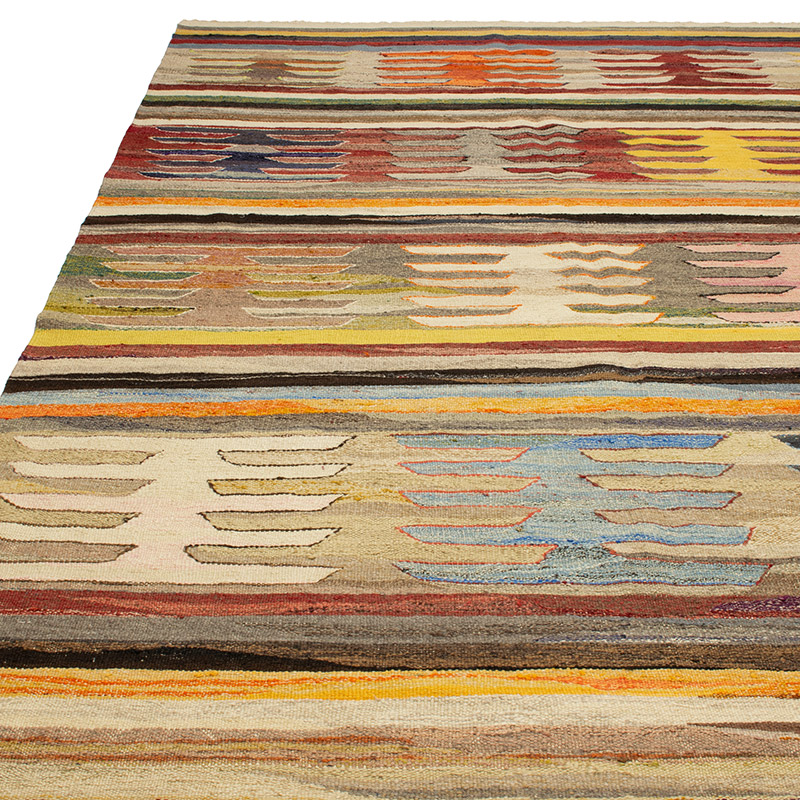 Yeni Kök Boya El Dokuma Kilim - 412 cm x 455 cm - K0093243