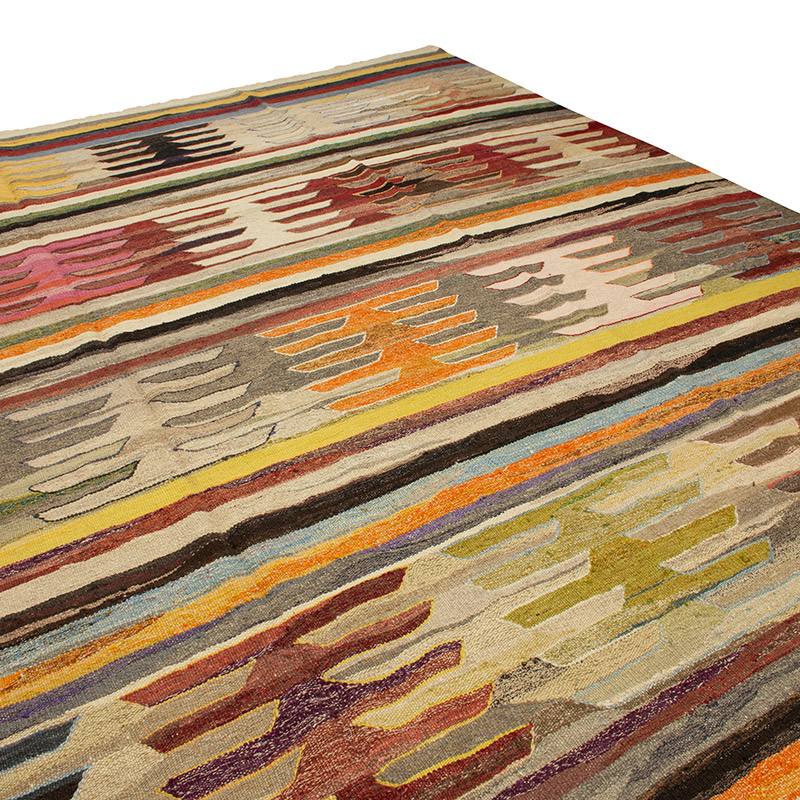Yeni Kök Boya El Dokuma Kilim - 412 cm x 455 cm - K0093243