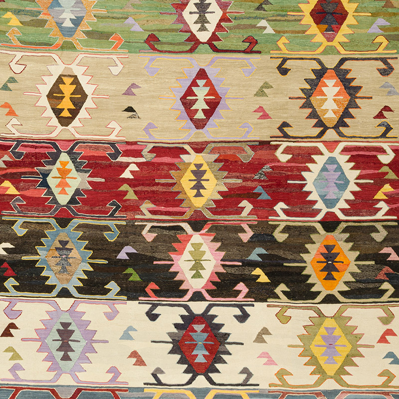 Yeni Kök Boya El Dokuma Kilim - 412 cm x 462 cm - K0093244