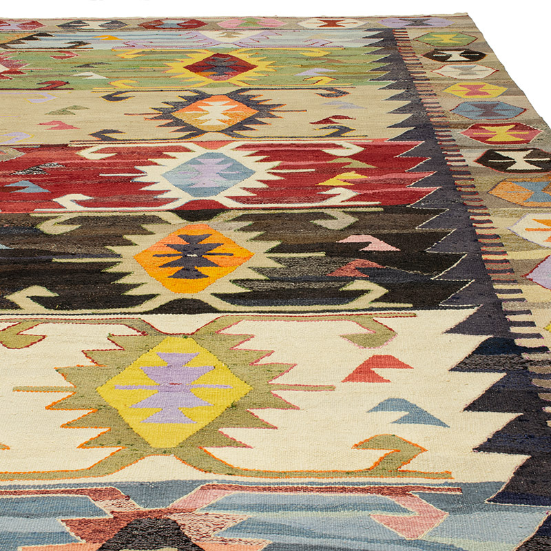 Yeni Kök Boya El Dokuma Kilim - 412 cm x 462 cm - K0093244