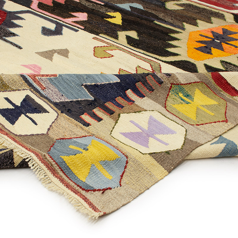Yeni Kök Boya El Dokuma Kilim - 412 cm x 462 cm - K0093244