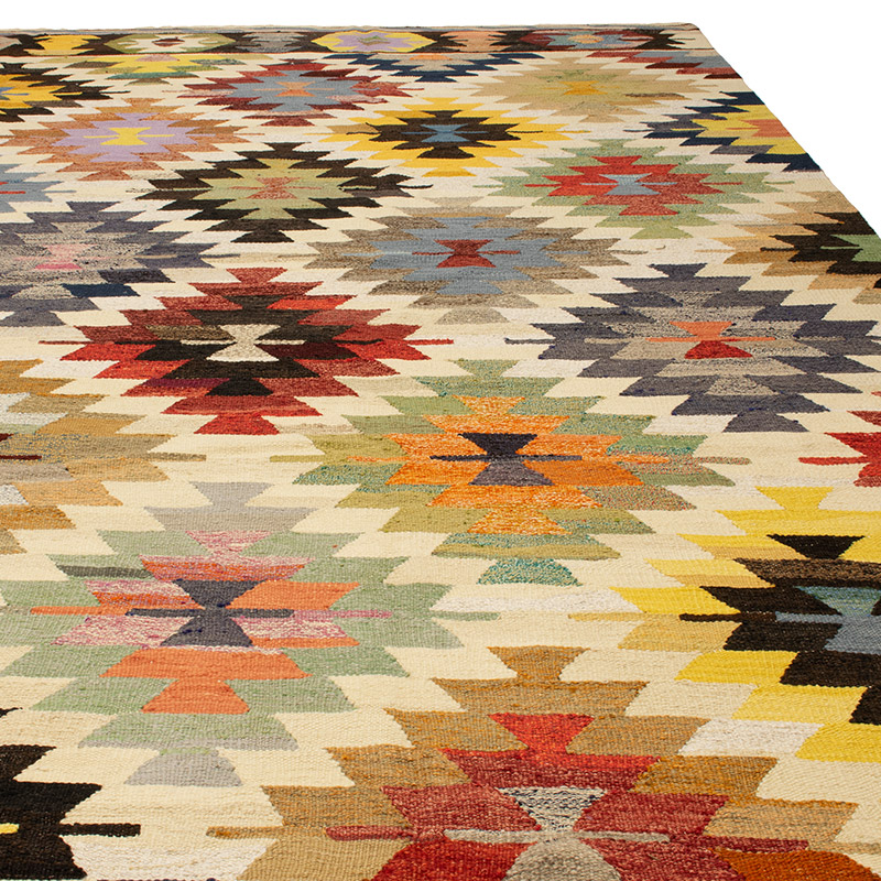Yeni Kök Boya El Dokuma Kilim - 405 cm x 462 cm - K0093245