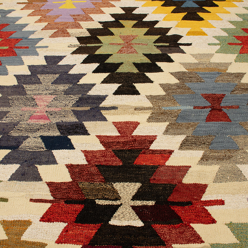 Yeni Kök Boya El Dokuma Kilim - 405 cm x 462 cm - K0093245