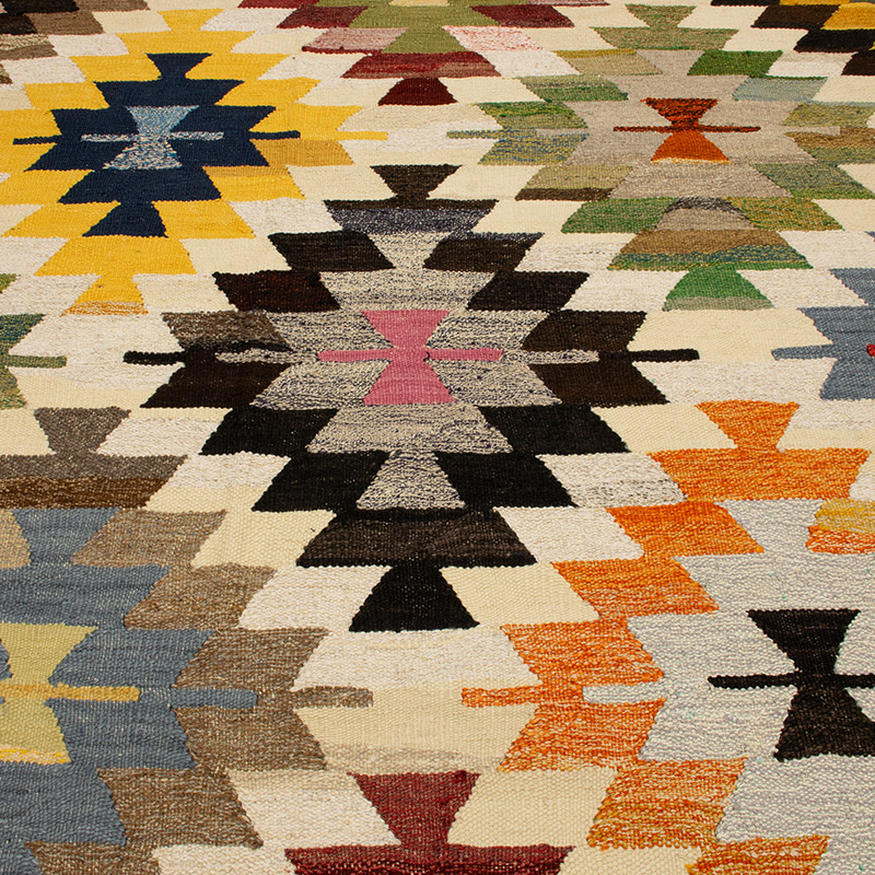 Yeni Kök Boya El Dokuma Kilim - 405 cm x 462 cm - K0093245