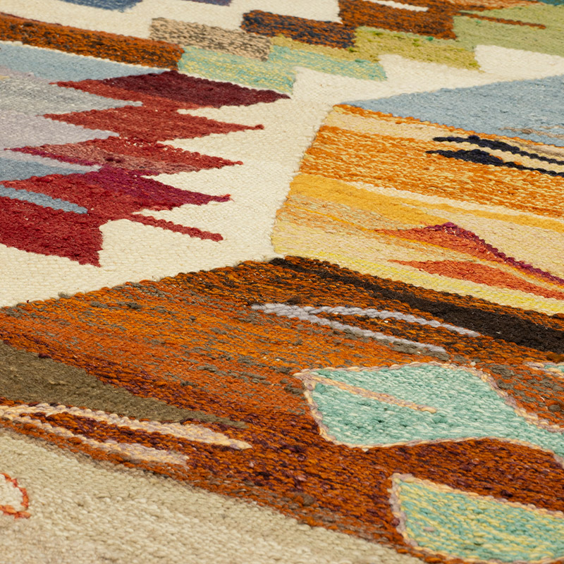 Yeni Kök Boya El Dokuma Kilim - 414 cm x 444 cm - K0093247