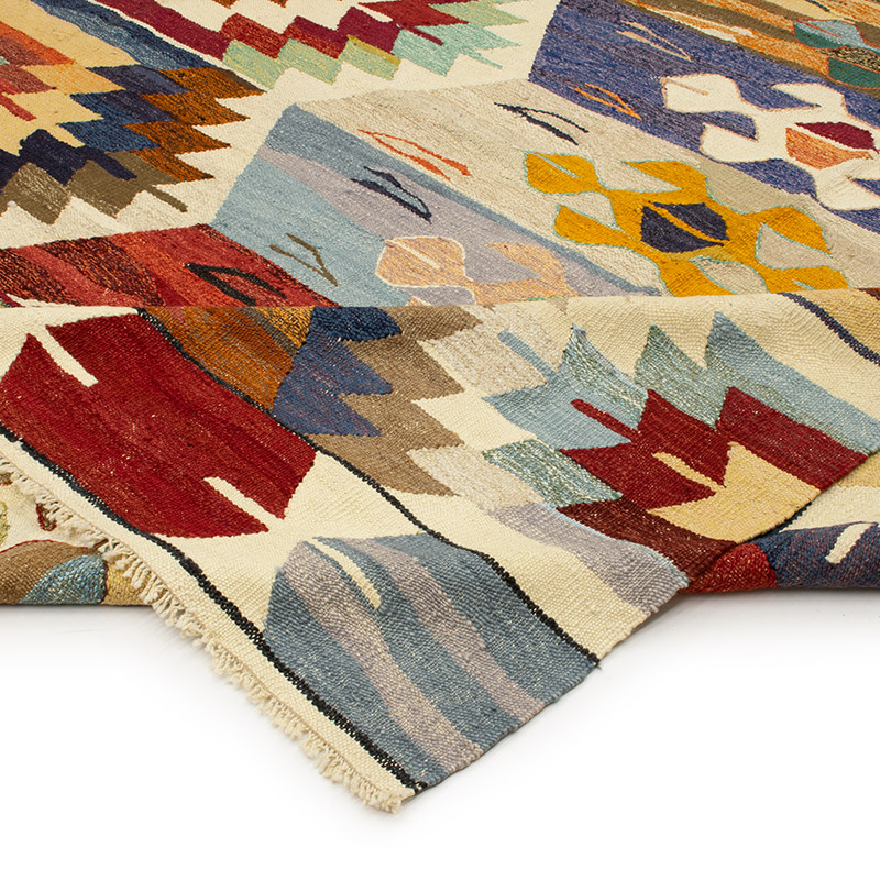 Yeni Kök Boya El Dokuma Kilim - 414 cm x 444 cm - K0093247