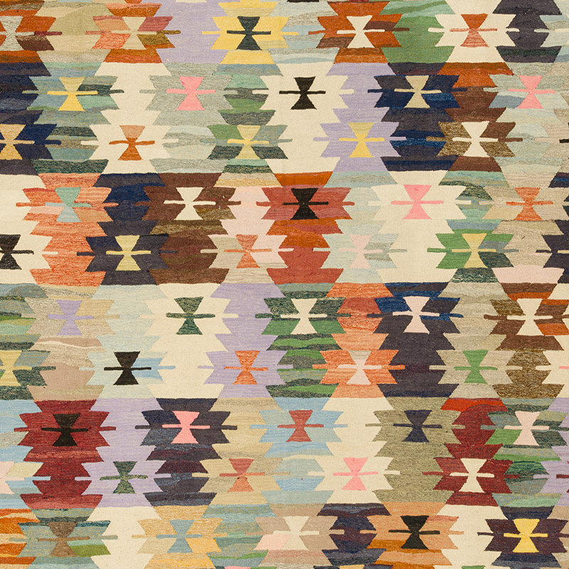 Yeni Kök Boya El Dokuma Kilim - 418 cm x 455 cm - K0093249