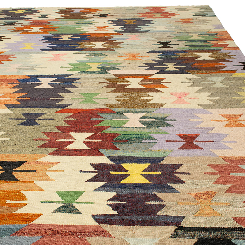 Yeni Kök Boya El Dokuma Kilim - 418 cm x 455 cm - K0093249