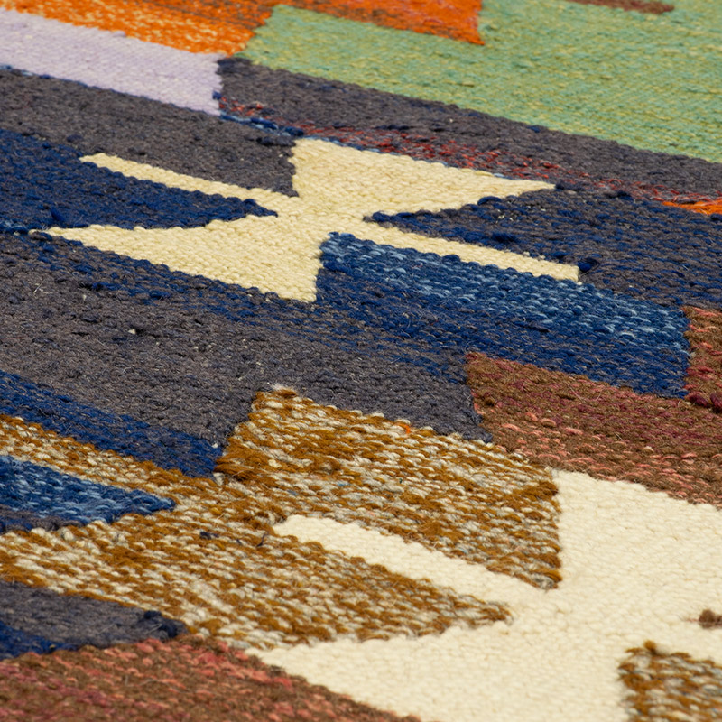 Yeni Kök Boya El Dokuma Kilim - 418 cm x 455 cm - K0093249
