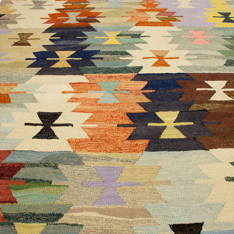 Yeni Kök Boya El Dokuma Kilim - 418 cm x 455 cm - K0093249